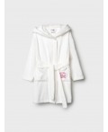 Халат текстильный для девочек белый