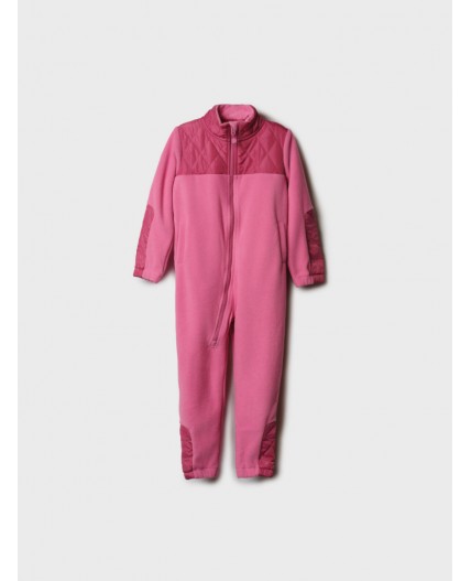 Комбинезон трикотажный для девочек розовый