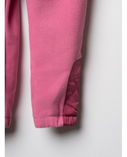 Комбинезон трикотажный для девочек розовый