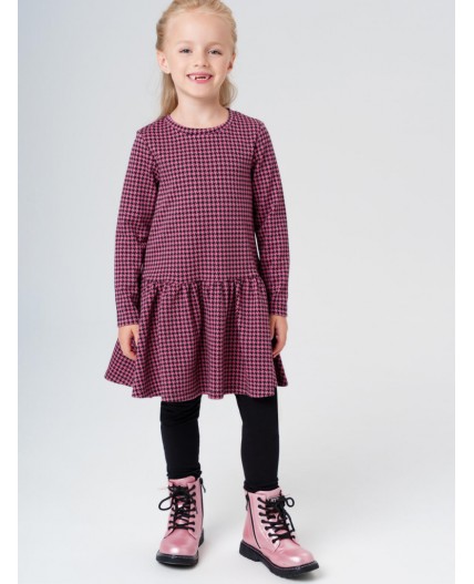 Платье трикотажное для девочек розовый