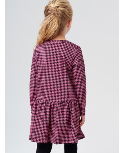 Платье трикотажное для девочек розовый