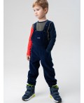 Полукомбинезон текстильный для мальчиков тёмно-синий