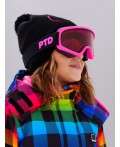 Маска горнолыжная детская фуксия