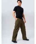 Брюки текстильные для мужчин хаки