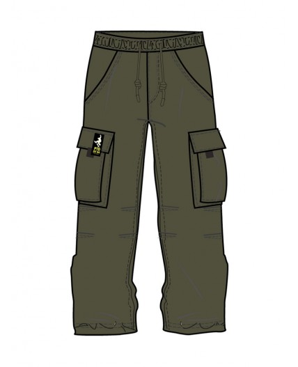 Брюки текстильные для мужчин хаки