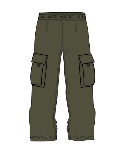 Брюки текстильные для мужчин хаки