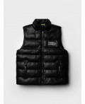 Жилет кожаный для мальчиков черный