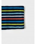 Комплект трикотажный для мальчиков: шапка, снуд разноцветный