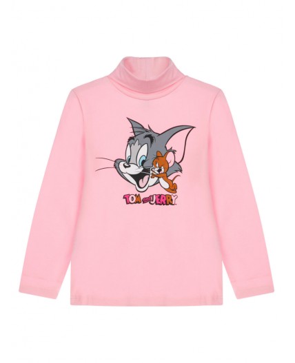 Водолазка трикотажная для девочек розовый