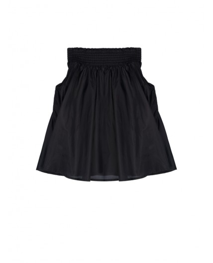 Юбка текстильная для девочек черный