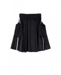 Юбка текстильная для девочек черный