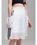 Юбка текстильная для девочек белый