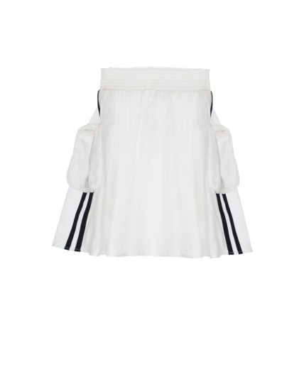 Юбка текстильная для девочек белый