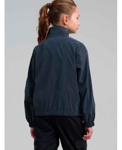 Куртка текстильная с полиуретановым покрытием для девочек (ветровка) разноцветный