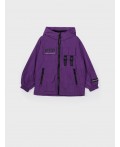 Куртка текстильная с полиуретановым покрытием для девочек (ветровка) фиолетовый