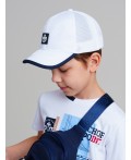 Кепка текстильная для мальчиков белый
