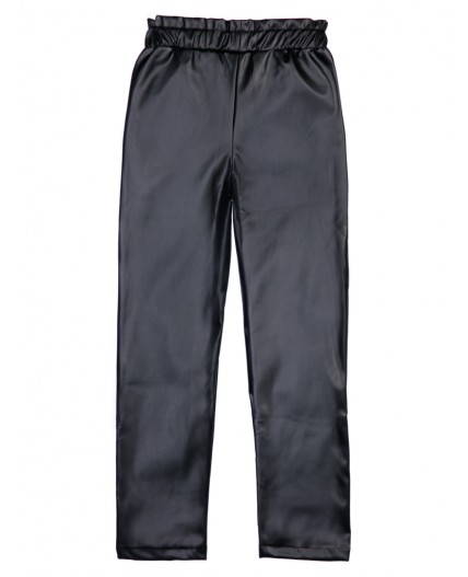 Брюки трикотажные для девочек черный