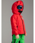 Куртка текстильная с полиуретановым покрытием для мальчиков красный