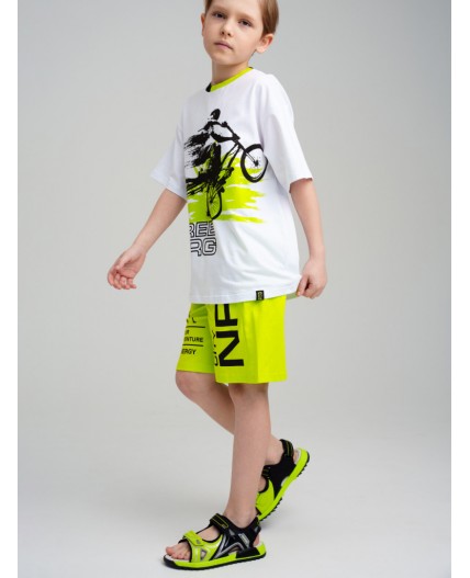 Сандалии для мальчиков жёлтый,черный