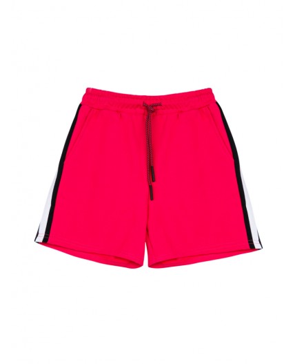 Шорты трикотажные для девочек малиновый