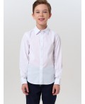 Сорочка текстильная для мальчиков (comfort fit) белый