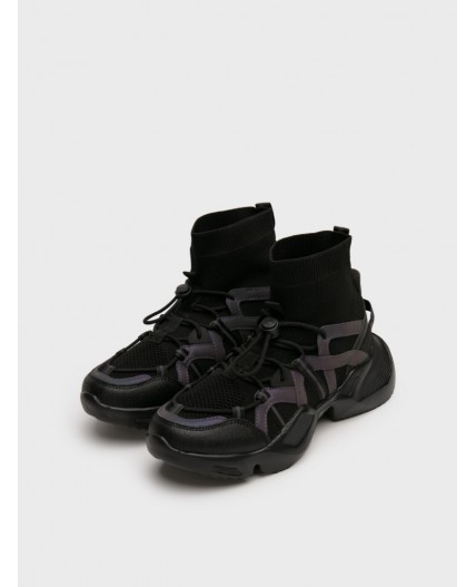 Ботинки для девочек черный