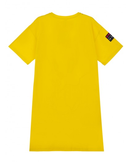 Платье трикотажное для девочек жёлтый