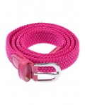 Ремень текстильный для девочек фуксия