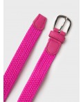 Ремень текстильный для девочек фуксия