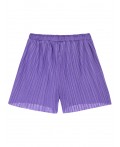 Шорты трикотажные для девочек фиолетовый