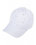 Кепка текстильная для девочек белый