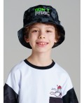 Панама текстильная для мальчиков черный