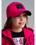 Кепка текстильная для девочек розовый