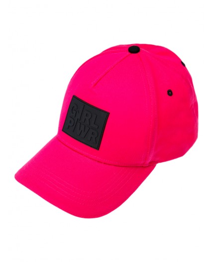 Кепка текстильная для девочек розовый