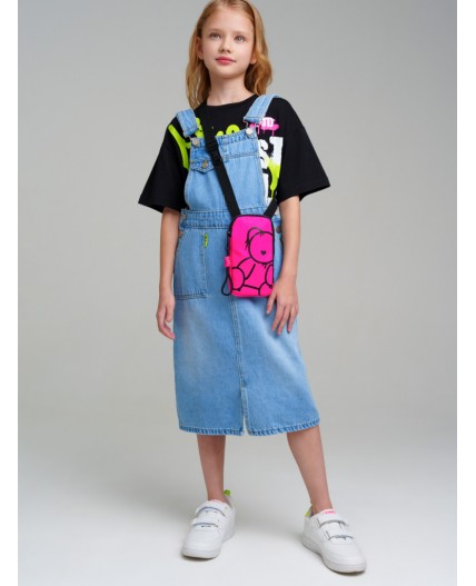 Сумка с чехлом для наушников розовый