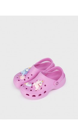 Сабо для девочек розовый