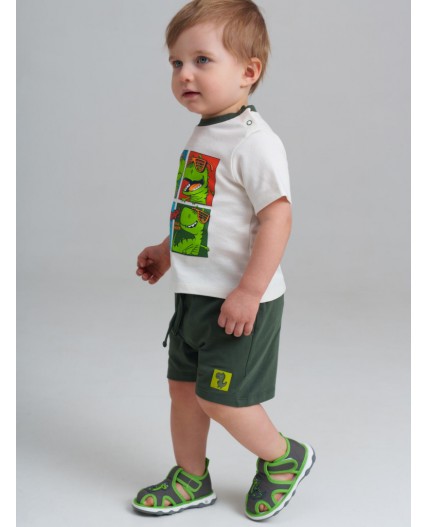 Сандалии для мальчиков хаки,зеленый