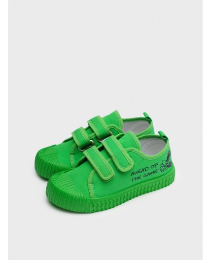 Полуботинки для мальчиков зеленый