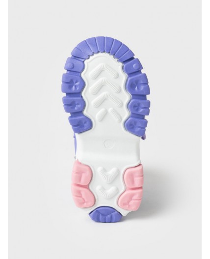 Ботинки для девочек фиолетовый,черный