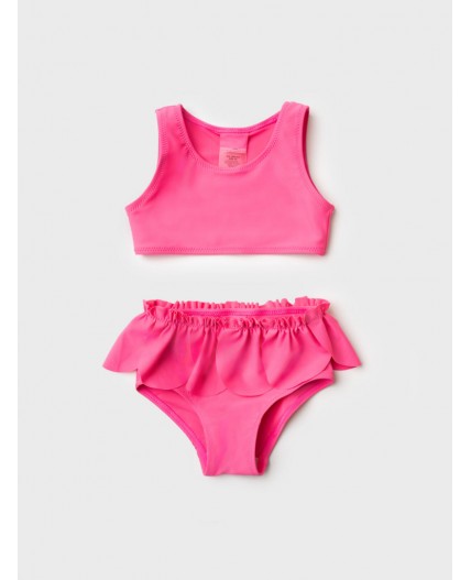 Купальный костюм детский трикотажный для девочек pink