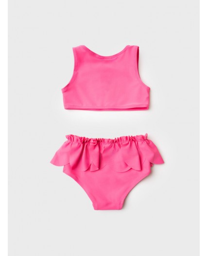 Купальный костюм детский трикотажный для девочек pink