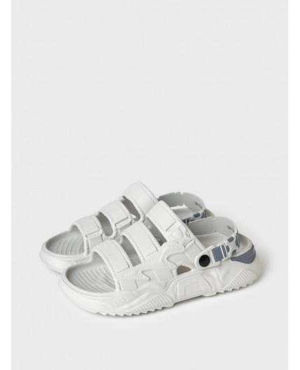 Сабо для мальчиков серый