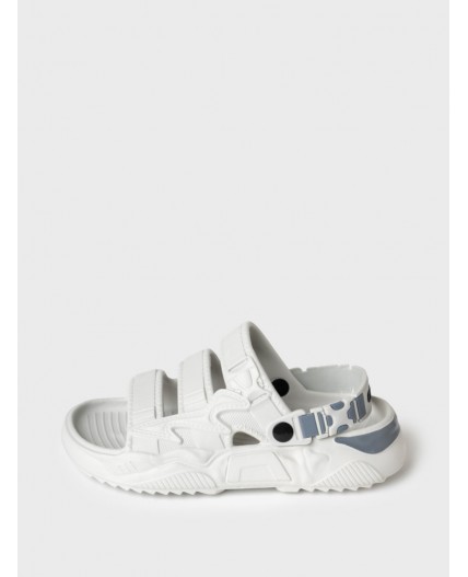 Сабо для мальчиков серый