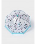 Зонт-трость для девочек разноцветный