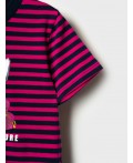 Фуфайка трикотажная для мальчиков (футболка) dark blue, crimson