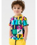 Фуфайка трикотажная для мальчиков (футболка) multicolor