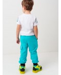 Брюки трикотажные для мальчиков turquoise