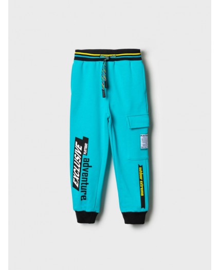 Брюки трикотажные для мальчиков turquoise
