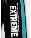 Брюки трикотажные для мальчиков black, turquoise