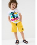 Шорты трикотажные для мальчиков, 2 шт в комплекте dark blue, yellow